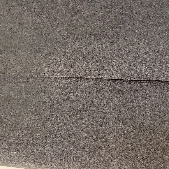 Wide leg flannel grey trouser pants - Picture 4 of 9